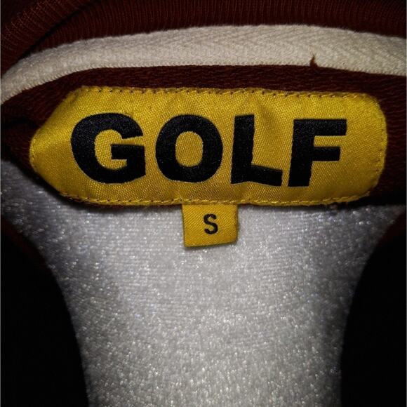 Golf Wang Embroidered Logo Brown Crewneck Sweatshirt Size Small - Picture 2 of 2